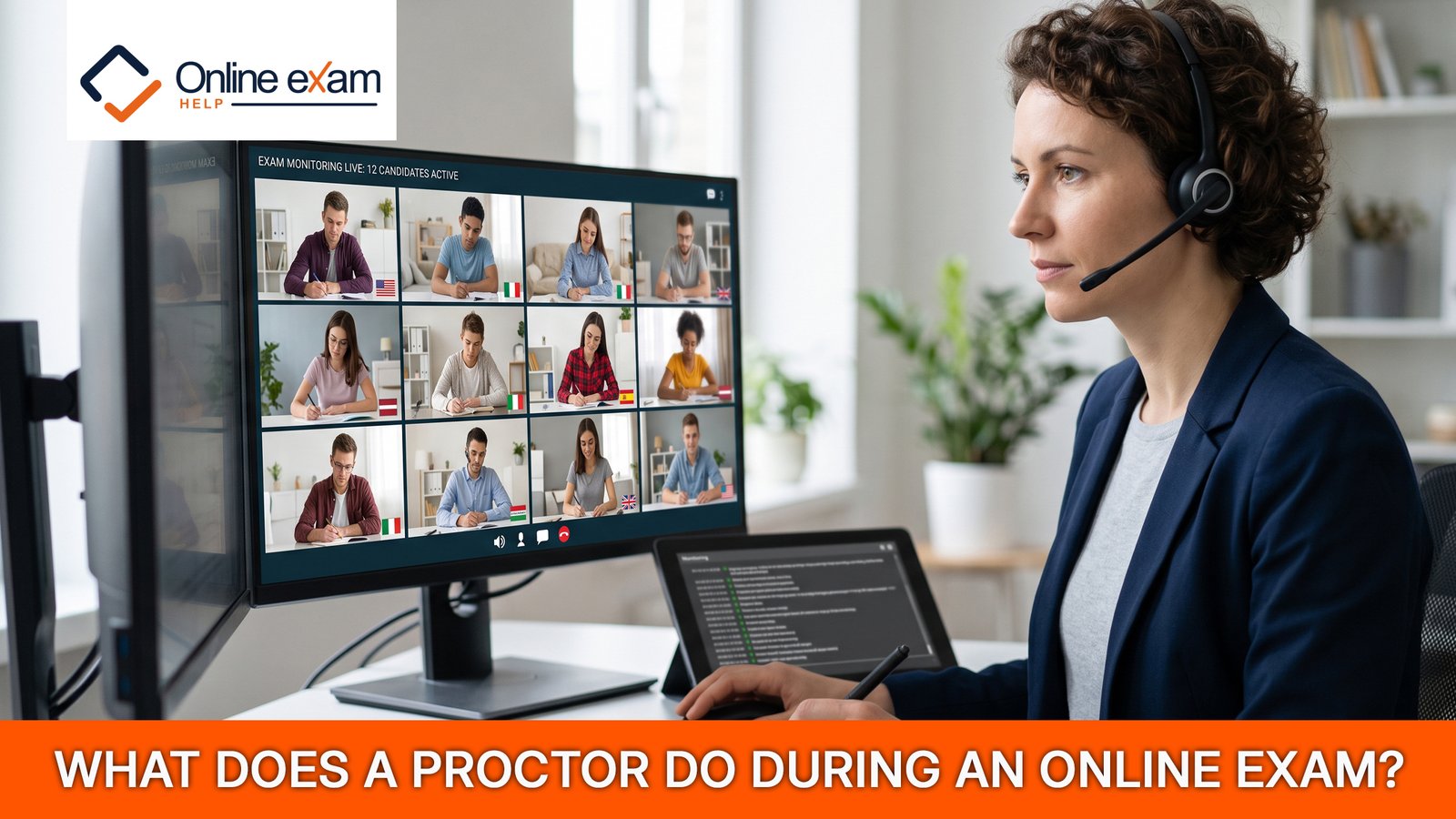 What Does a Proctor Do During an Online Exam?